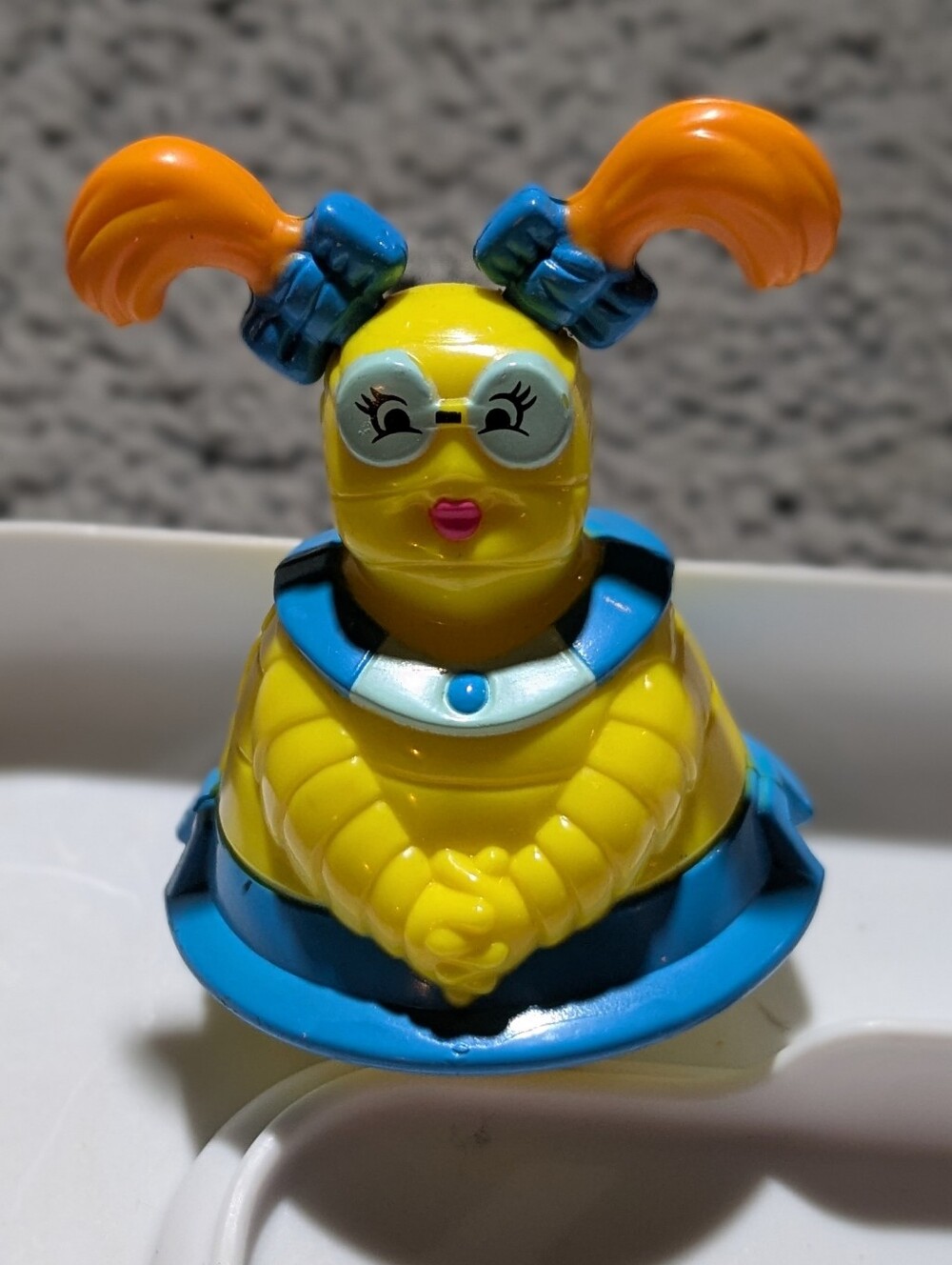 Vintage 1991 NBC collectible Cleofatra spinning top toy Gravedale High